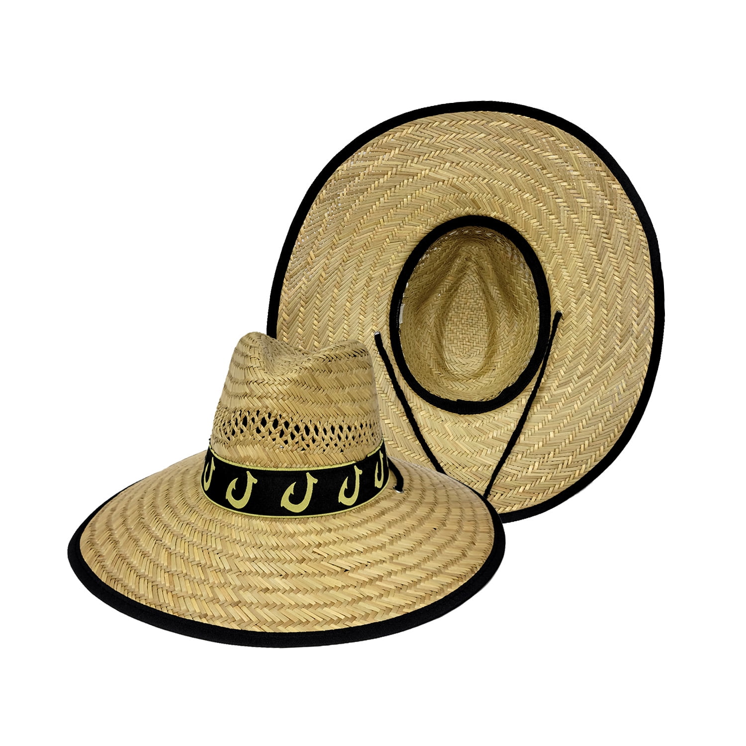 ISLAND CREW HAWAII Straw Hat: Fish Hook