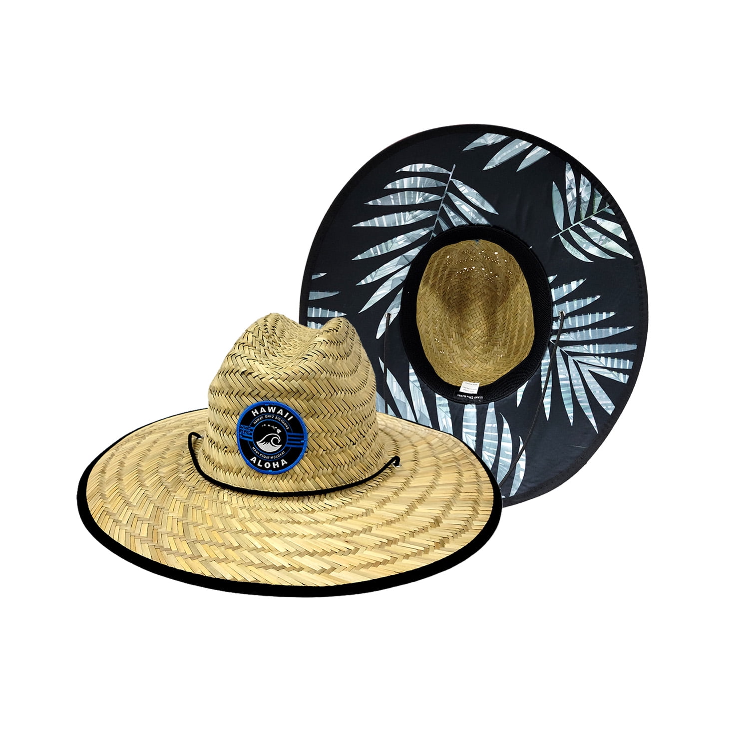 ISLAND CREW HAWAII Straw Hat: Palm Strips