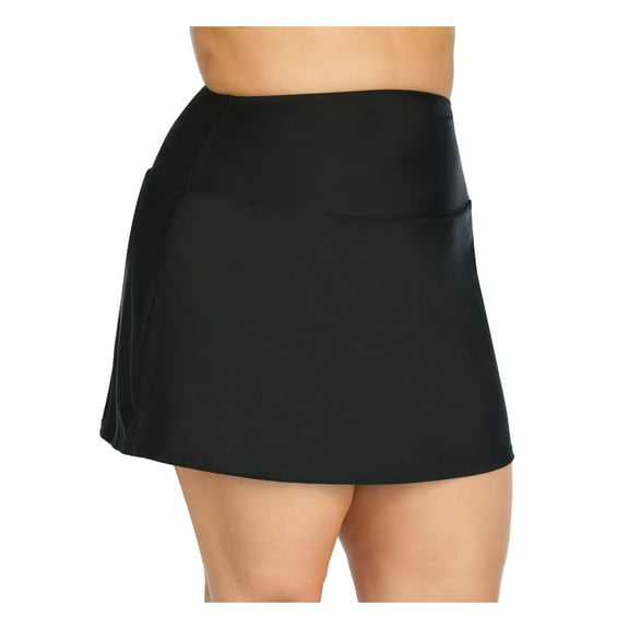 ISLAND ESCAPE Women's Navy Tummy Control Swimskirt 24W