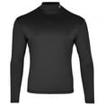 thumbnail image 1 of ISLAND GREEN MENS LONG SLEEVE BASE LAYER - BLACK - LARGE, 1 of 1