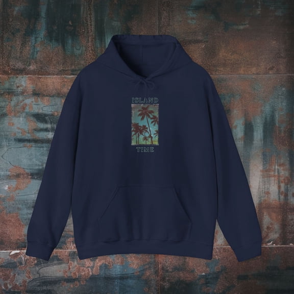ISLAND TIME Unisex Heavy Blend™ Hooded Sweatshirt