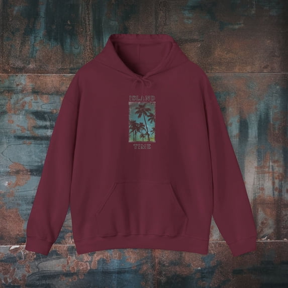 ISLAND TIME Vacation Aesthetic Unisex Heavy Blend™ Hooded Sweatshirt