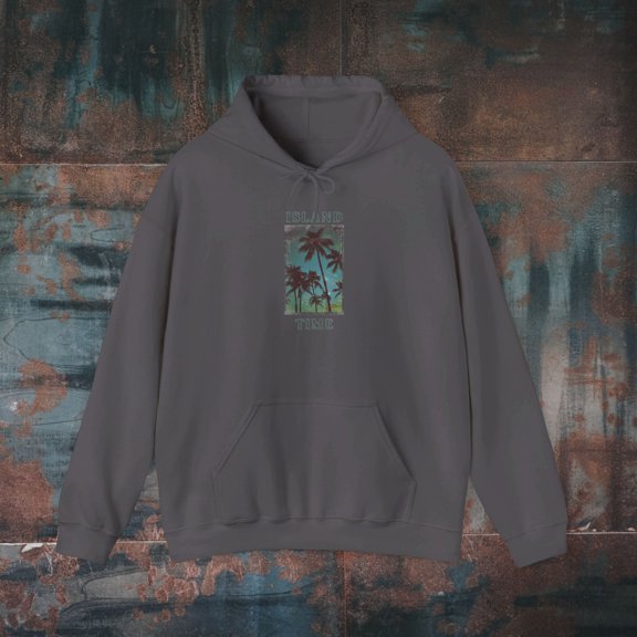 ISLAND TIME Vacation Aesthetic Unisex Heavy Blend™ Hooded Sweatshirt