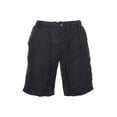 thumbnail image 1 of ISLAND by Tasso Elba Collezione Black Heather Flat Front Shorts | Size Small, 1 of 4