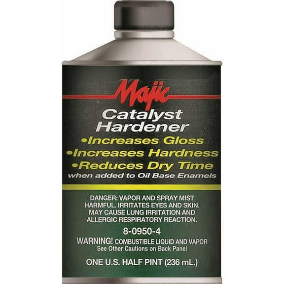 ISN 8-0950-4 Clear Enamel Auto Body Paint, Catalyst Hardener, 0.5 pt. for Heavy Industrial Service