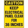 thumbnail image 1 of ISN  Electrical Panel Caution Label, 1 of 1