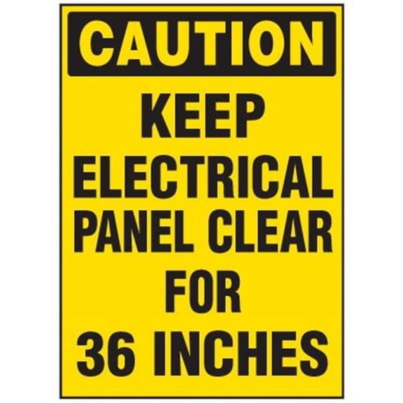 ISN Electrical Panel Caution Label