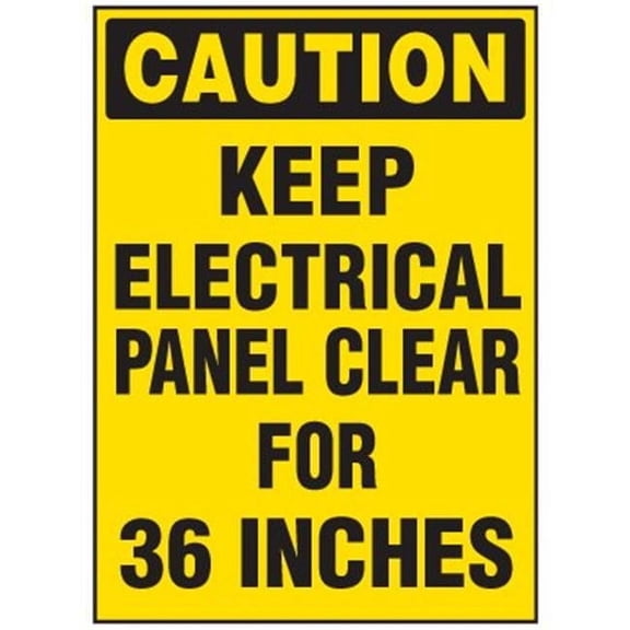 ISN Electrical Panel Caution Label
