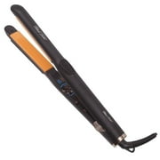 ISO Beauty IPBL1BK-704PRO Black Label Professional 1 Infrared & Nano Tech Solid Ceramic Flat Iron - Black