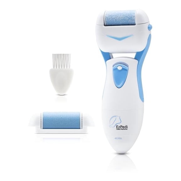 ISO Beauty CLSRMVR-243 EZPedi Electric Vibrating Portable Callus Remover - White