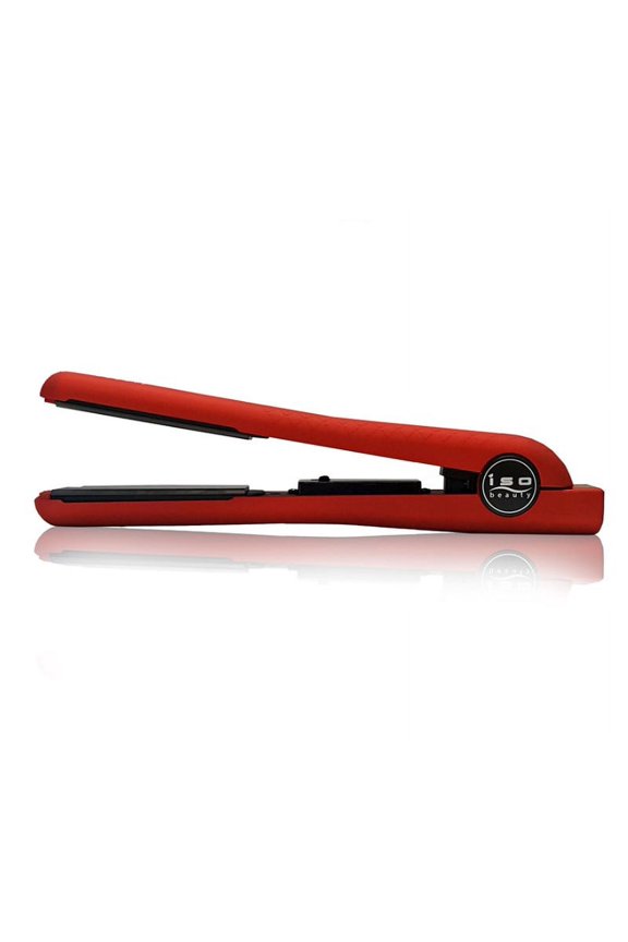 Diamond Collection Super Spectrum Pro Hair Straightener Flat Iron W/ 1.25 Inch Ceramic and Adjustable Temperature Control Of 180-450F (Red)
