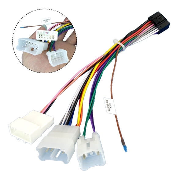 ISO Car Stereo Radio Wiring Harness Adapter for Toyota and for LEXUS Models Including for CAMRY Corolla RAV4 Highlander Land Cruiser