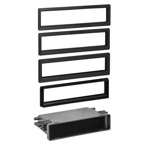 Metra 88-00-9006 ISO DIN Pocket Kit for Select 1981-2012 Vehicles (Black)