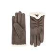 thumbnail image 1 of Isotoner Women's Stretch Microsuede Touchscreen Gloves, Brown, 1 of 6