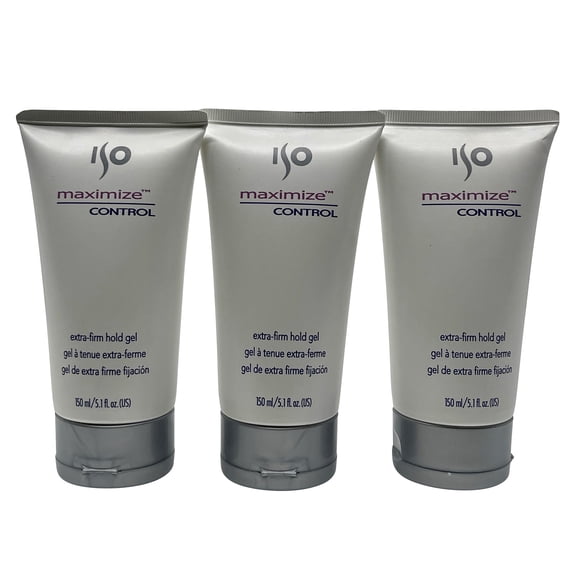 ISO Maximize Control Extra Firm Gel 5.1 oz Set of 3