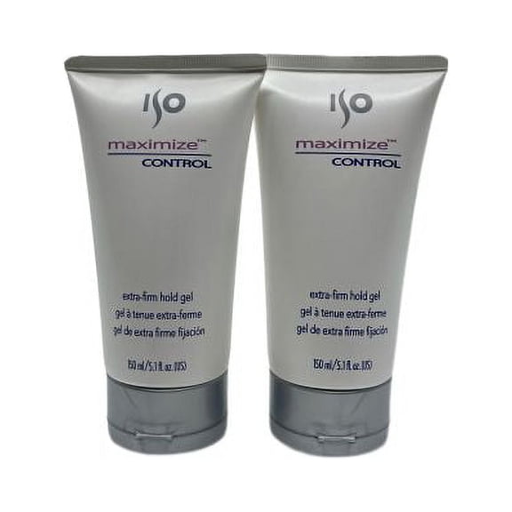 ISO Maximize Control Extra Firm Hold Gel 5.1 oz Set of 2