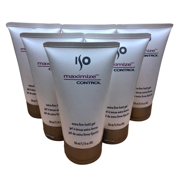 ISO Maximize Control Extra Firm Hold Gel 5.1 oz Set of 6