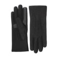 thumbnail image 1 of Isotoner Women's Everyday Spandex Gloves with Fleece Lining, Black, L/XL, 1 of 7