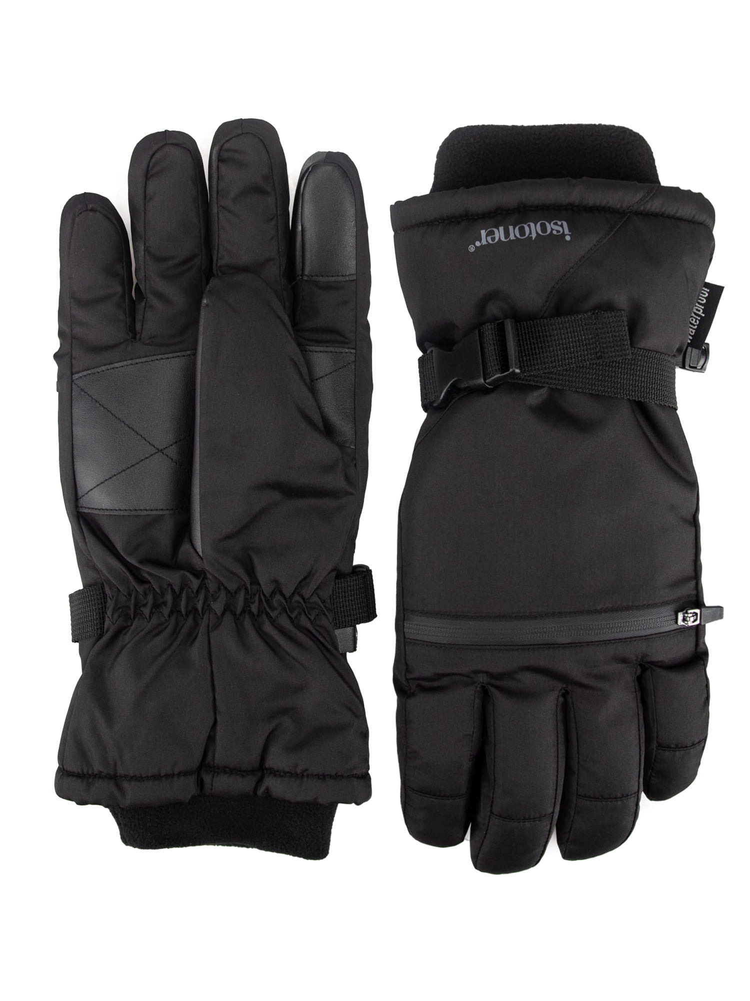Isotoner Women's Extended Cuff Waterproof Ski Gloves