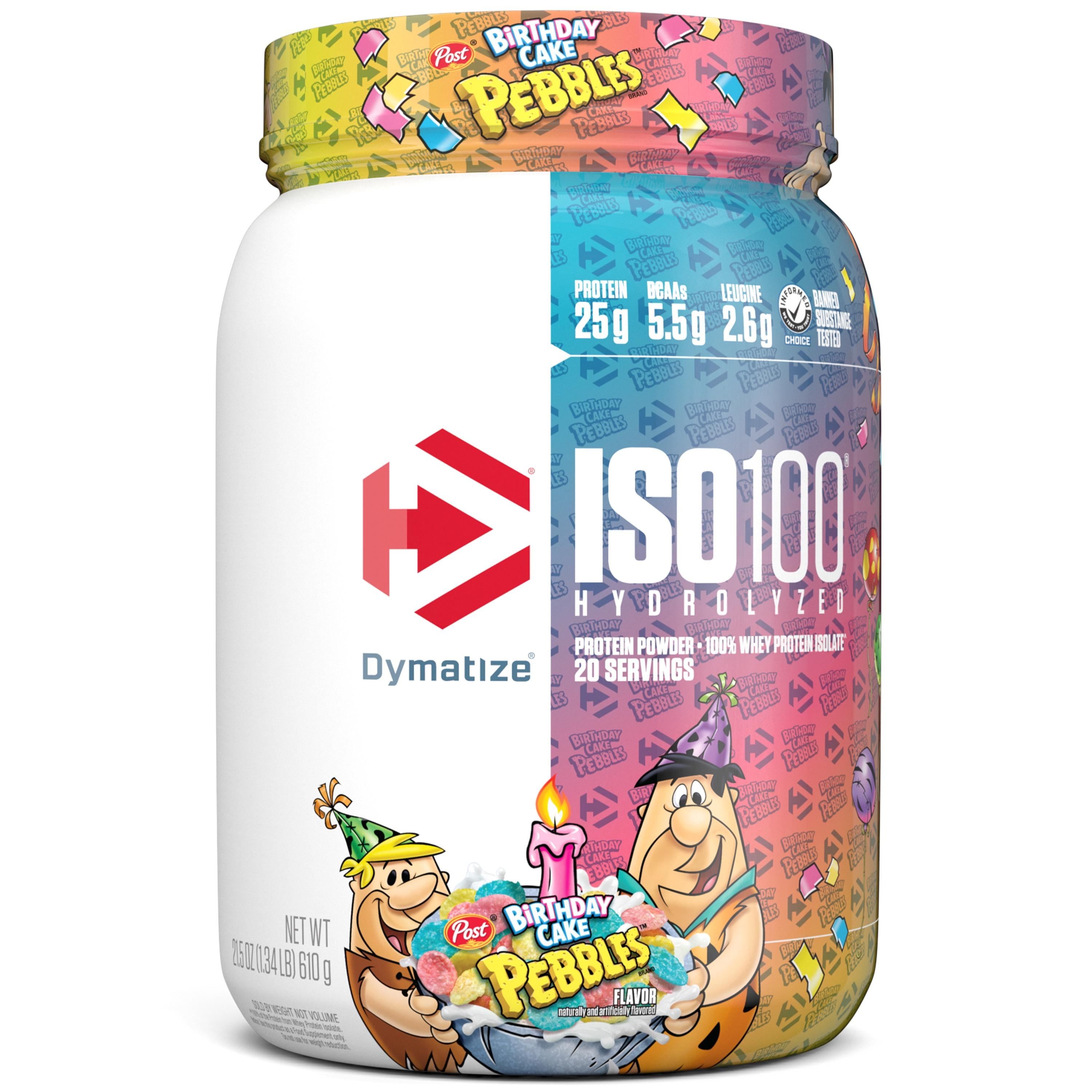 Dymatize ISO100 Protein Powder, Hydrolyzed Whey Isolate, 25g Protein