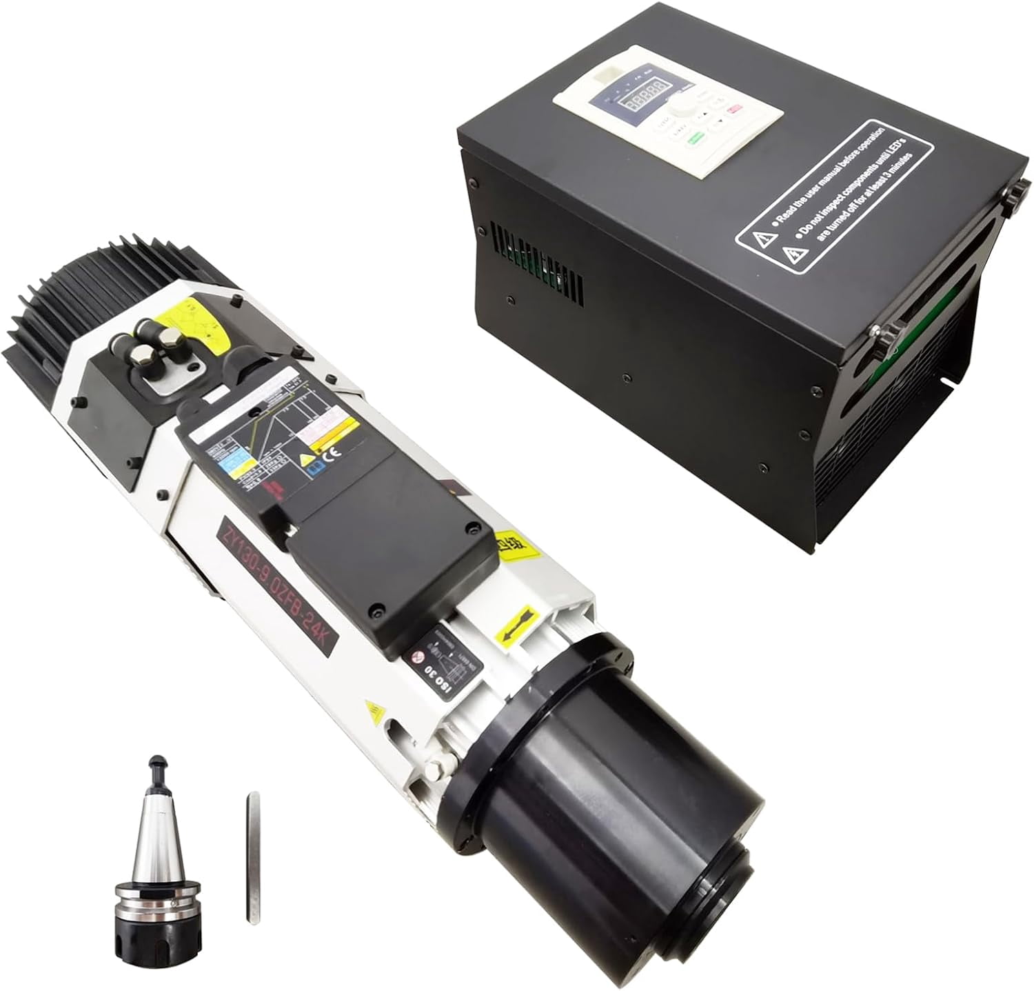 ISO30 ATC Air Cooled Spindle Motor 24000rpm Automatic Tool Change ...