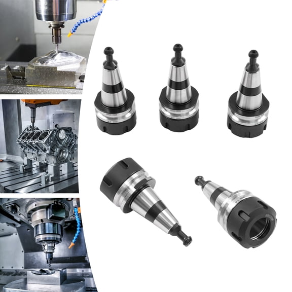 ISO30 ER32-50L Balance Collet, 5PCS Balance Collet Chucks with Spanner Wrench for CNC Machine Tools