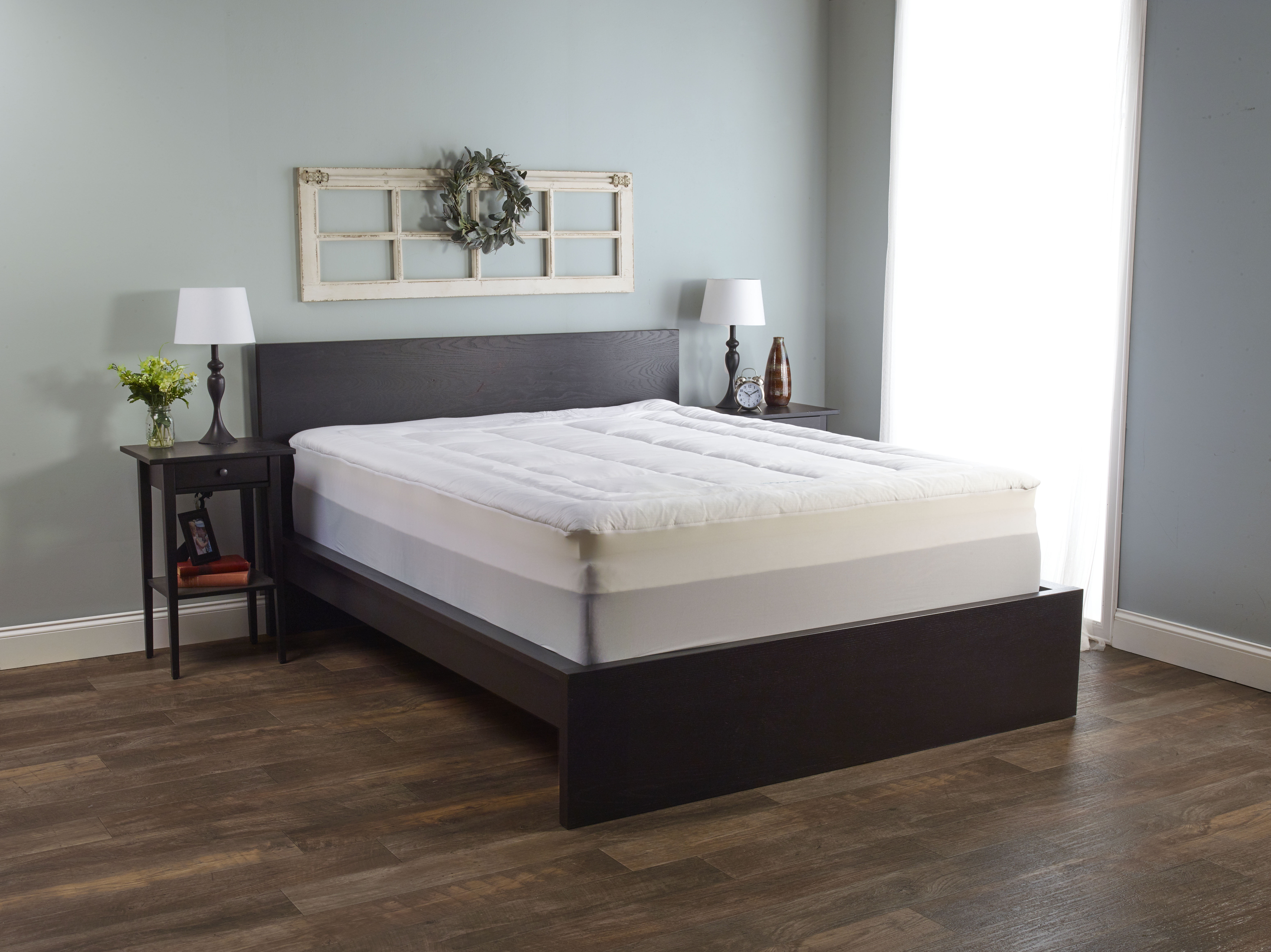 ISOCOOL Memory Foam Mattress Topper with Outlast Cover, TwinXL, 3 inch