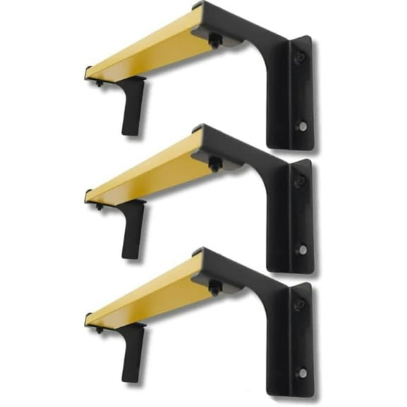 ISOP Certified 3-Rung Window Well Ladder - 1.5 Inches Wide Rung - 4 Inches from Wall - 12.2 Inches Long - 1.5 mm Thick Iron - Wall-Mounted - Weather-Proof - Fireproof Sturdy Home Step ladders