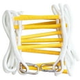 thumbnail image 1 of ISOP Emergency Fire Escape Rope Ladder 2 Story 16ft with Carabiners - Reusable, Lightweight & Portable, 1 of 13