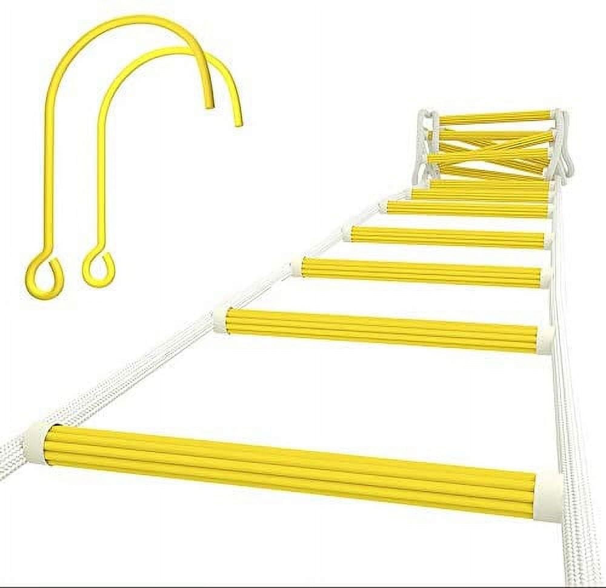 ISOP USA, Fire Escape Ladder, 13ft, Window and Balcony Hooks - Walmart.com