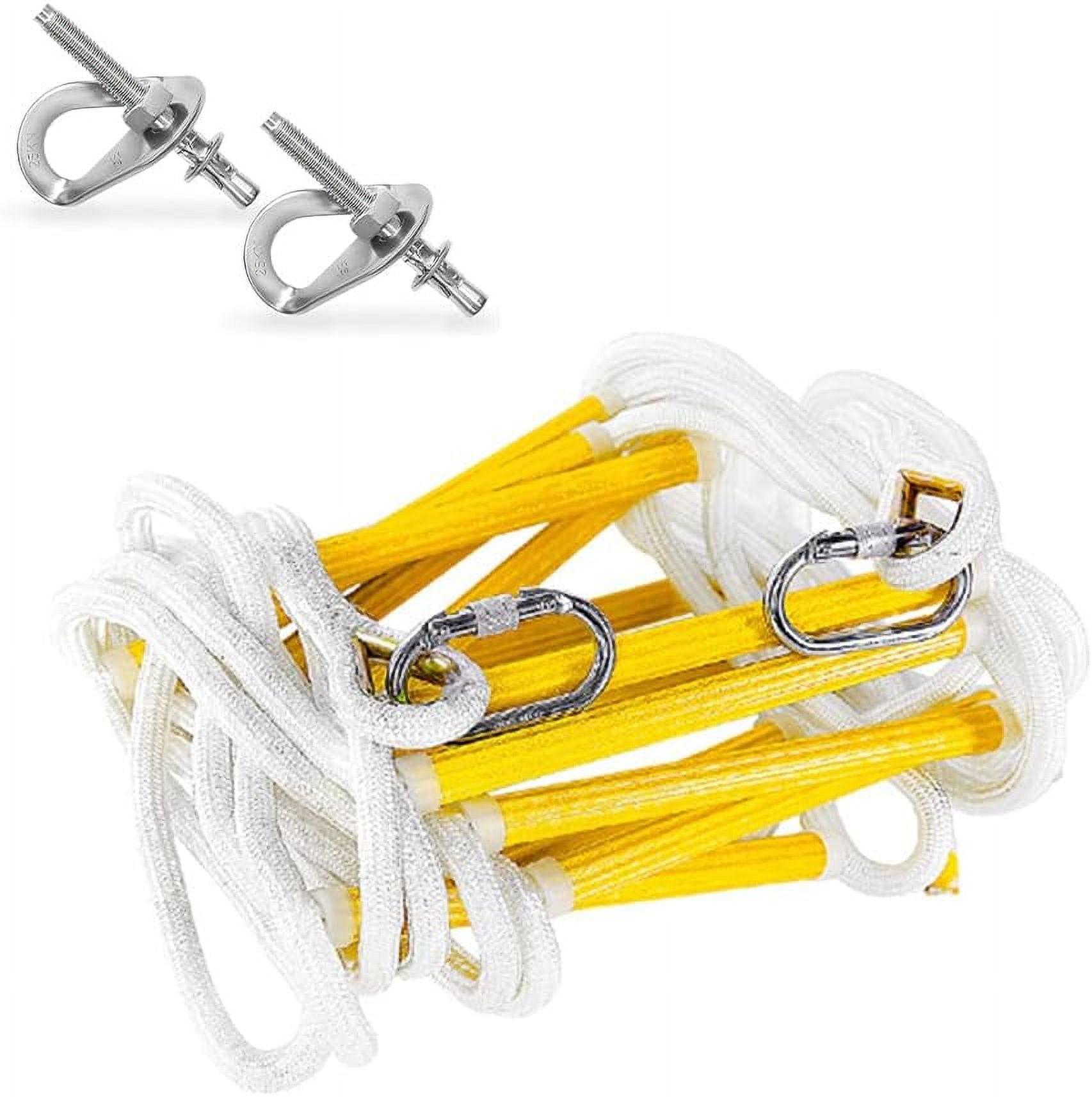 ISOP Outdoor Climbing Rope Ladder - Compact Portable Safety Rope ...