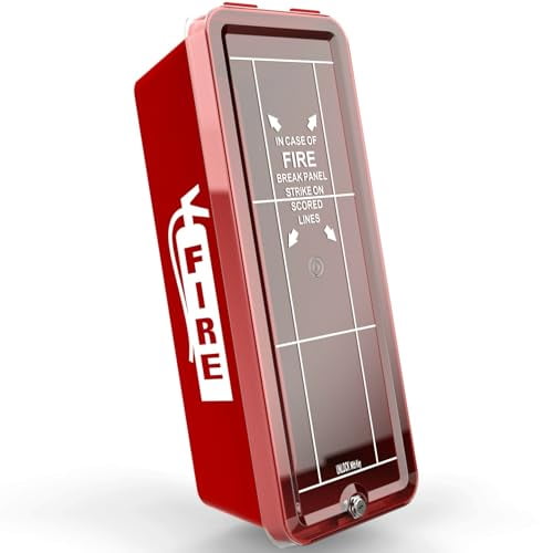ISOP PVC Fire Extinguisher Cabinet Small for up to 6 lb - Wall-Mount Box