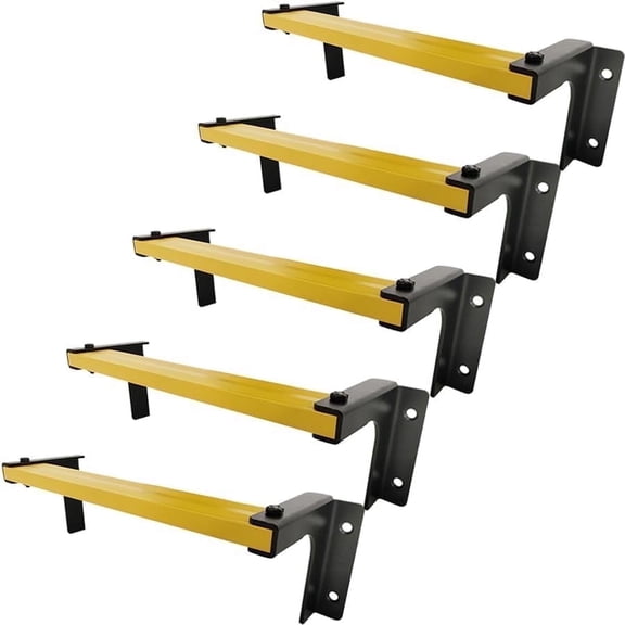 ISOP Window Well Ladder Wall-Mounted | 5 Climbing Rungs | Non-Slip Rungs for Concrete Wall | Bearing Weight 670 LB