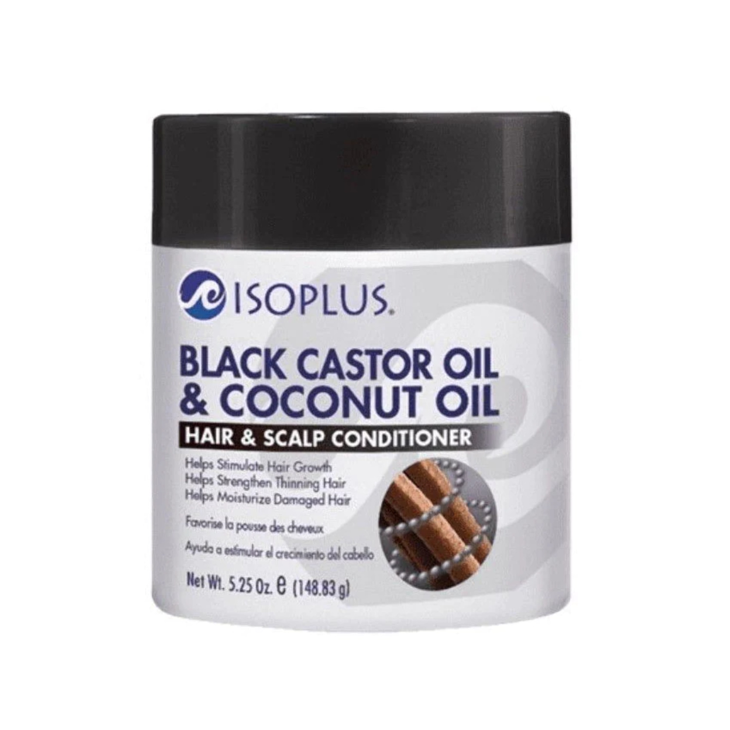 ISOPLUS - Black Castor Oil  Coconut Oil Hair  Scalp Conditioner - image 1 of 1