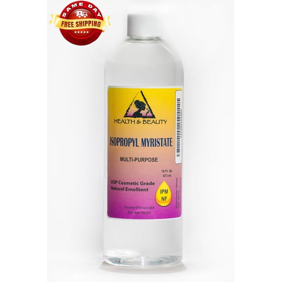 Isopropyl Myristate IPM Natural Surfactant USP Grade Liquid Pure Health & Beauty 32 oz