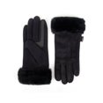 thumbnail image 1 of Isotoner Women's Microsuede Gloves with Faux Fur Cuff, 1 of 7
