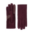 thumbnail image 1 of Isotoner Women's Microsuede Stretch Gloves, Wine, S/M, 1 of 4