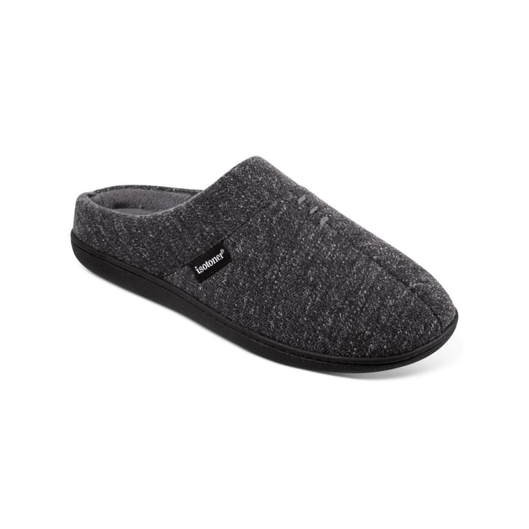 ISOTONER Mens Gray Knit Detailing Moisture Wicking Comfort Preston
