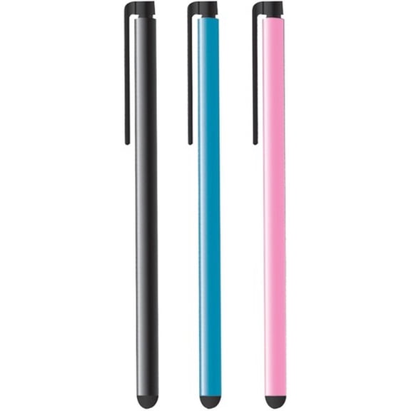 Isound 6201 Stylus Touchscreens 3 Pack Asst Colors