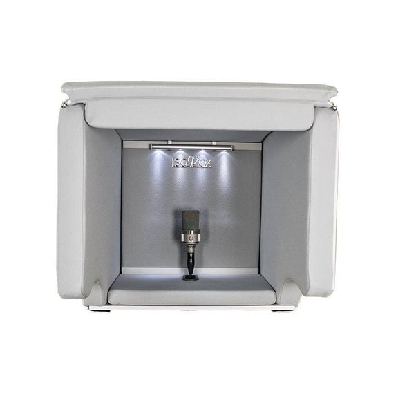 ISOVOX 2 MOBILE VOCAL BOOTH (WHITE)