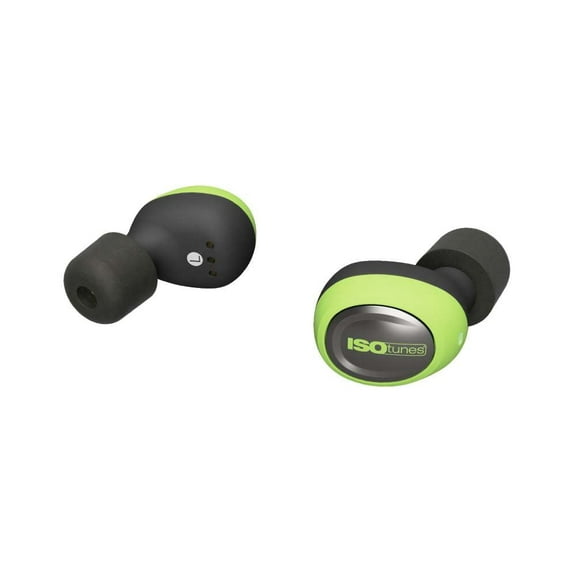 ISOtunes FREE 2.0 True Wireless Bluetooth Earbuds-Safety Green