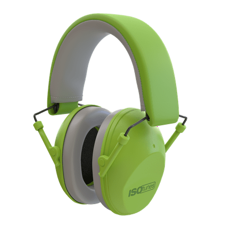 ISOtunes JUNIOR DEFENDER Kids’ Hearing Protection Earmuffs, 20 dB NRR, Comfortable & Adjustable Fit, Includes Carry Case & Carabiner, Perfect for Concerts, Sporting Events & Loud Environments, Blue