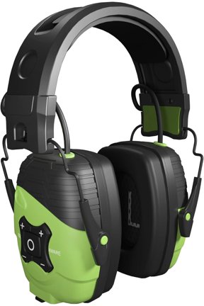 LINK Aware Bluetooth Work Headphones, Over Ear Hearing Protection Earmuffs, 25 dB NRR