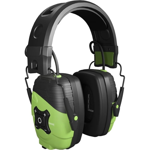 ISOtunes LINK Aware Bluetooth Work Headphones, Over Ear Hearing Protection Earmuffs, 25 dB NRR
