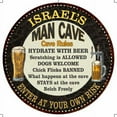 thumbnail image 1 of ISRAEL'S Man Cave Rules 14" Round Metal Sign Garage Wall Decor 100140010296, 1 of 1