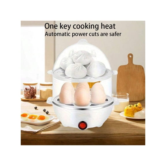 ISRBV High-Power Mini Egg Steamer, Multi-Function Egg Cooker, Essential Breakfast Appliance for Back to School