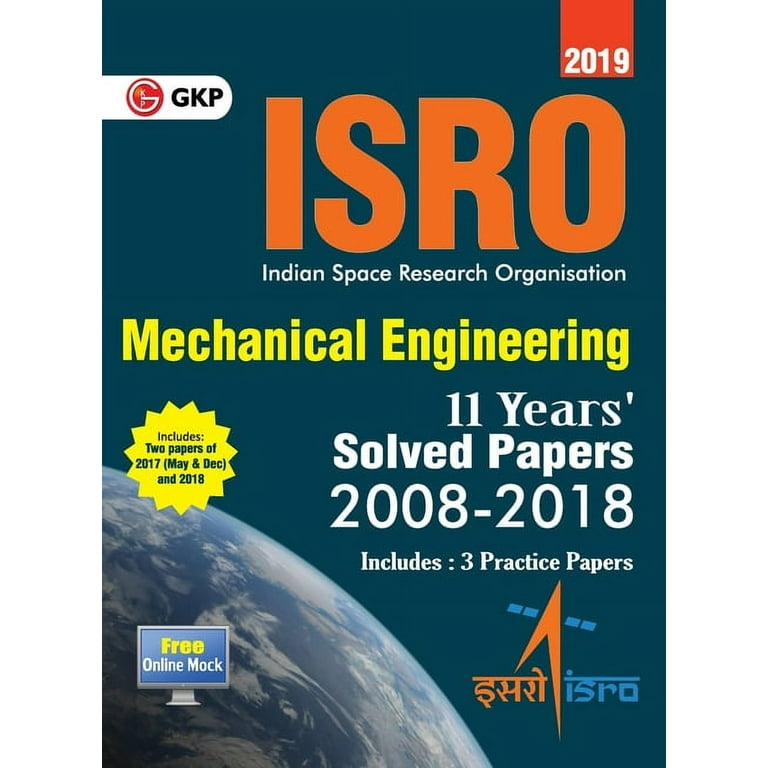 ISRO 2019 Mechanical Engineering - Previous Years&rsquo; Solved Papers 