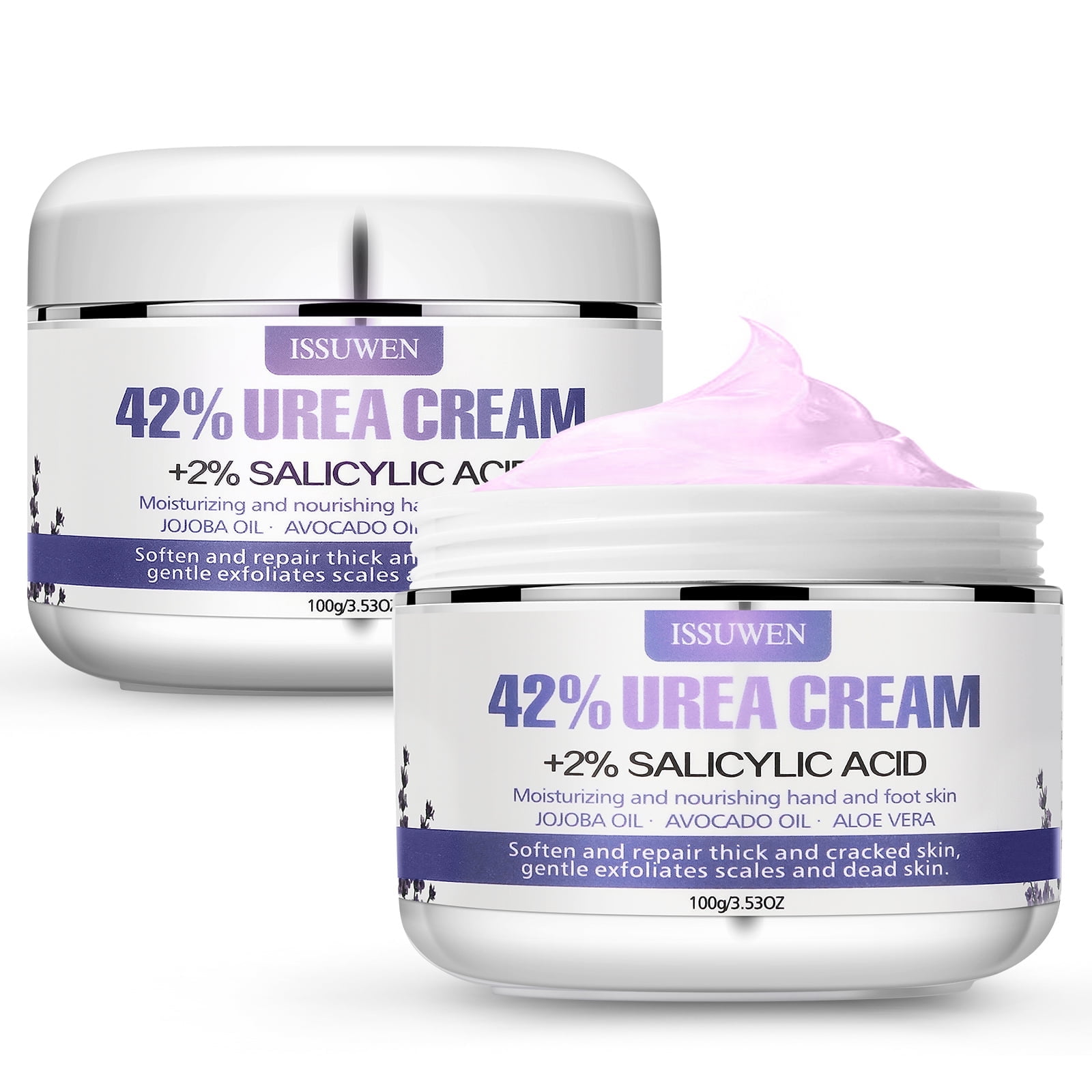 ISSUWEN Urea Cream 42% with Salicylic Acid 2% and Lavender
