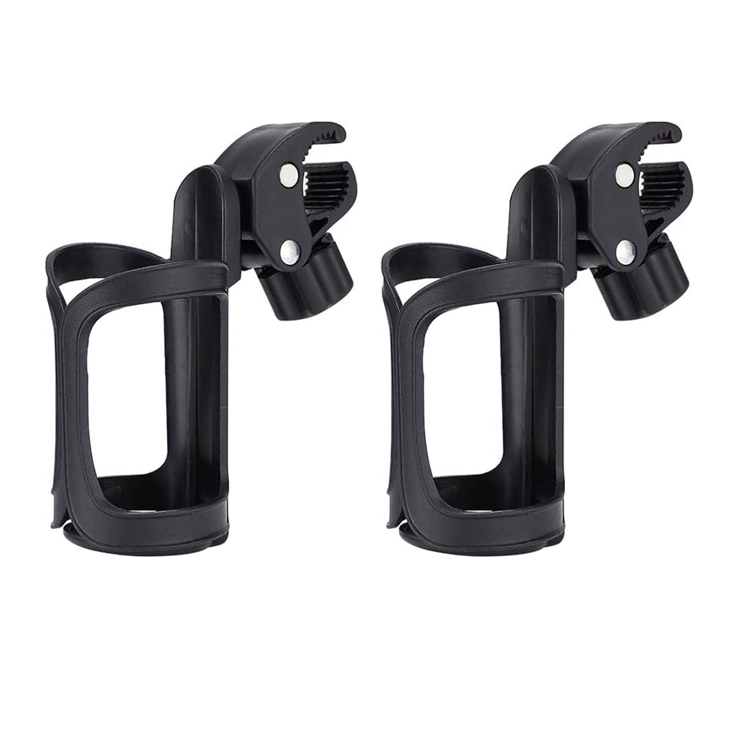 ISSYZONE 2 Pack Cup Holder Universal Drink Holder For Wheelchair Walker Rollator Bike Stroller