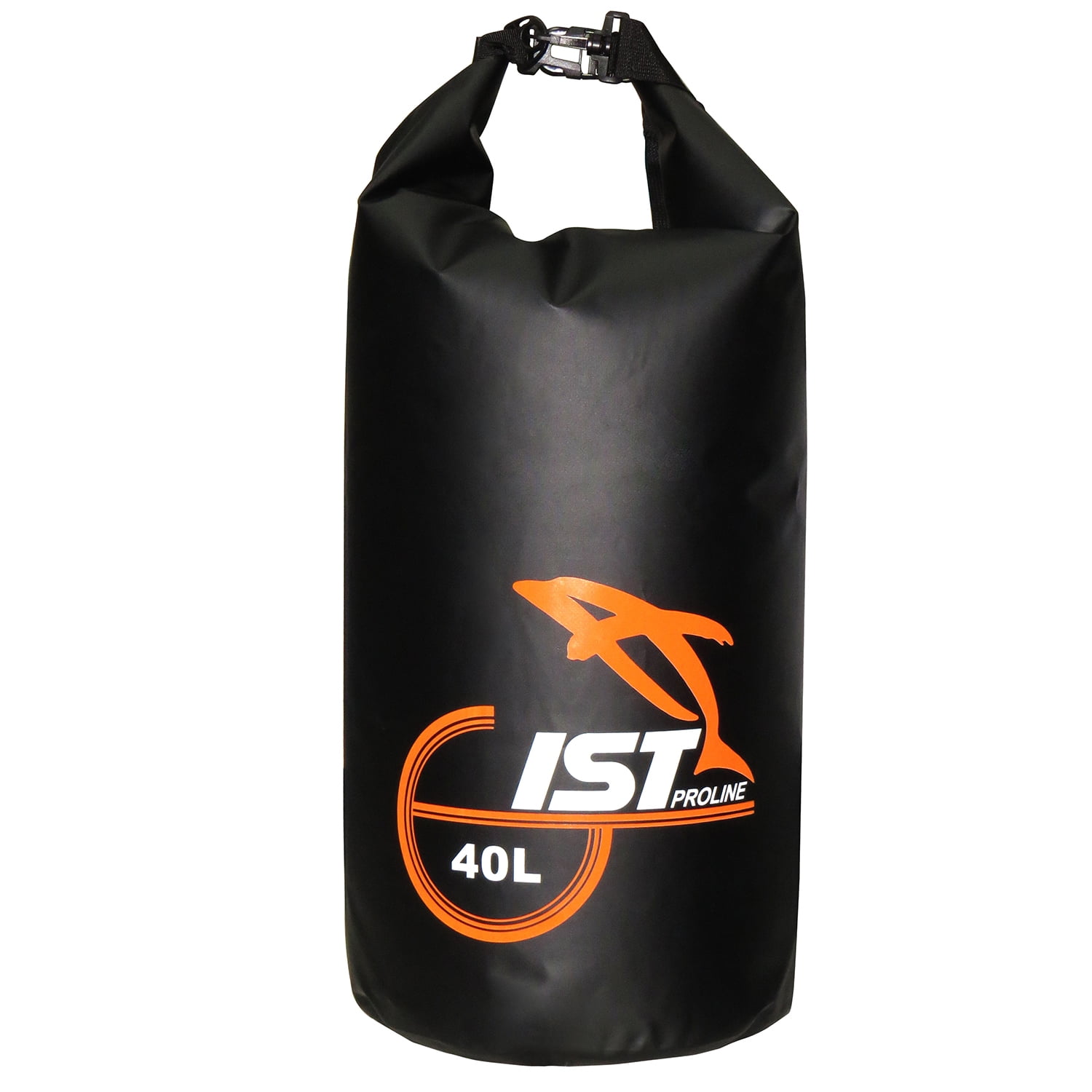 IST 40L Crossbody Dry Bag with Double Roll Top & Travel Strap, Great for Kayaking, Diving, Hiking & More